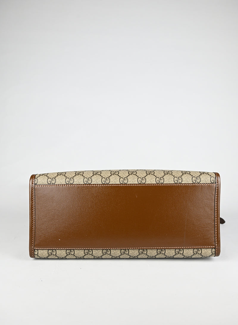Gucci Ophidia Monogram Supreme Pelle Beige