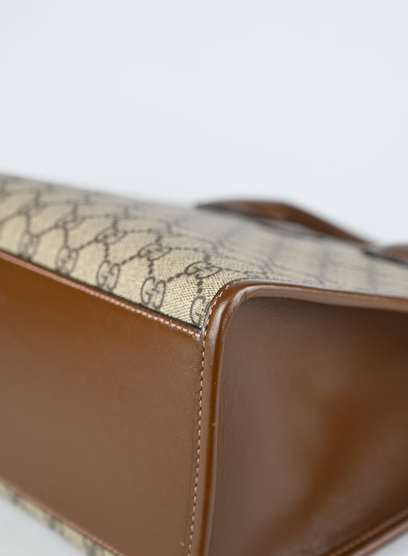 Gucci Ophidia Monogram Supreme Pelle Beige