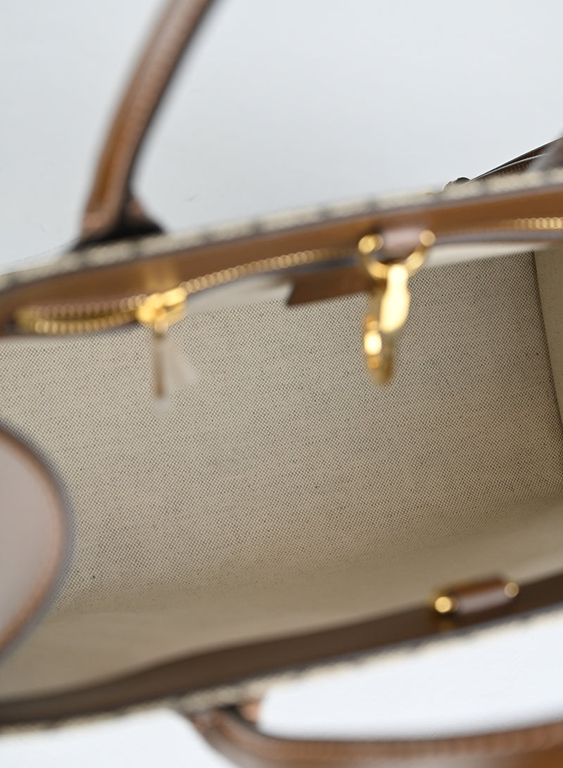 Gucci Ophidia Monogram Supreme Pelle Beige