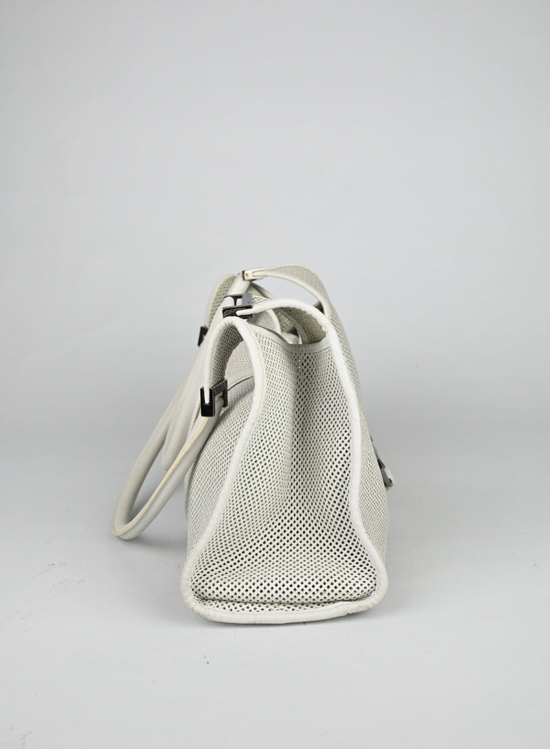 Gucci Borsa Jackie in pelle bianca