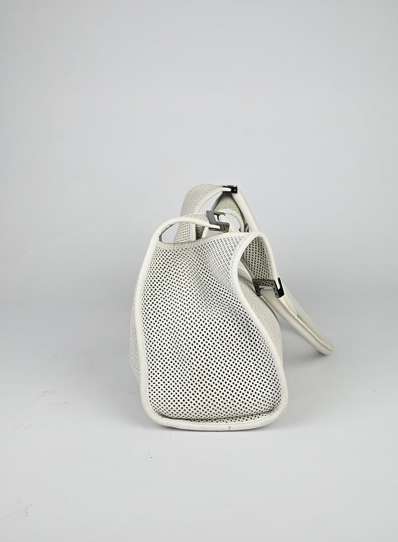 Gucci Borsa Jackie in pelle bianca