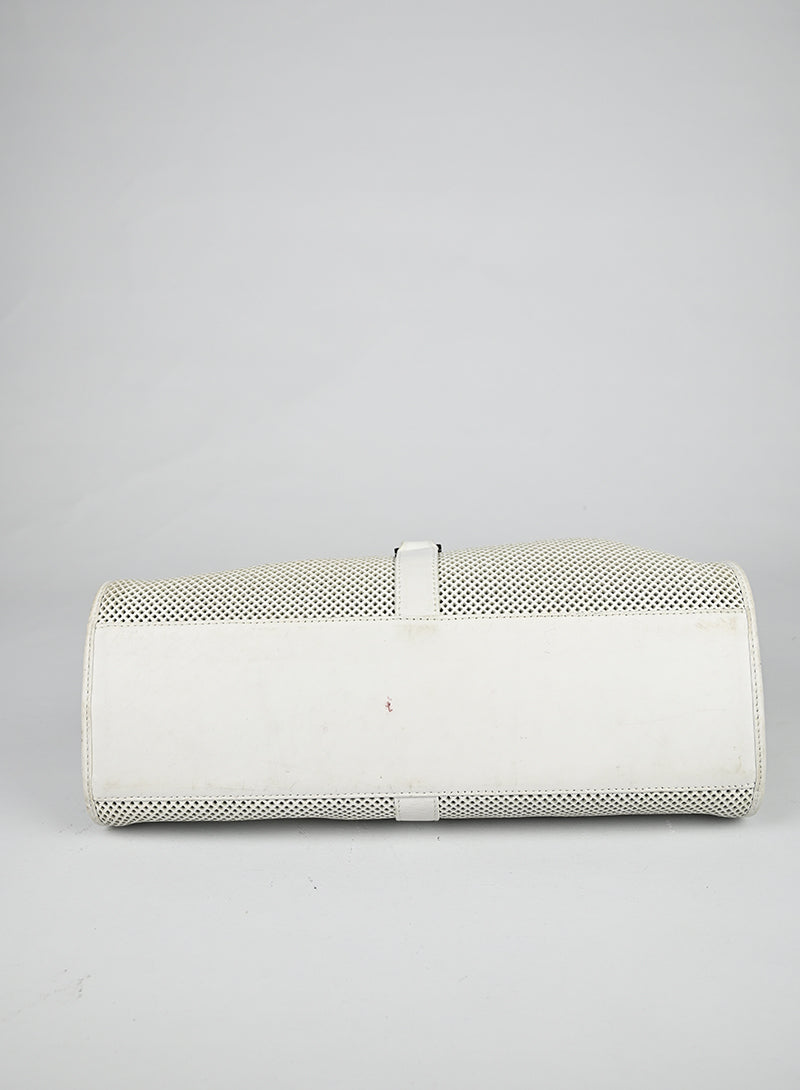 Gucci Borsa Jackie in pelle bianca