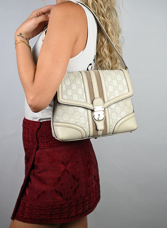 Gucci Borsa a Spalla Burro Imprimé -  lesleyluxuryvintage