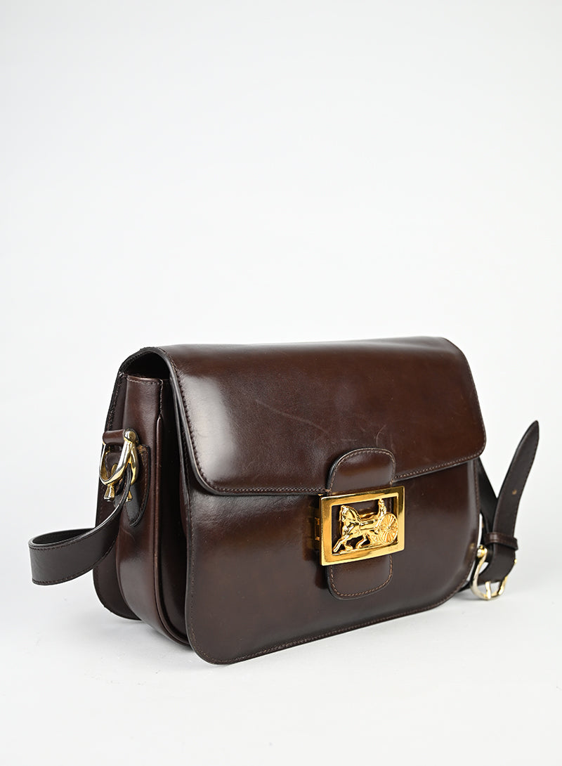 Celine Borsa in pelle marrone