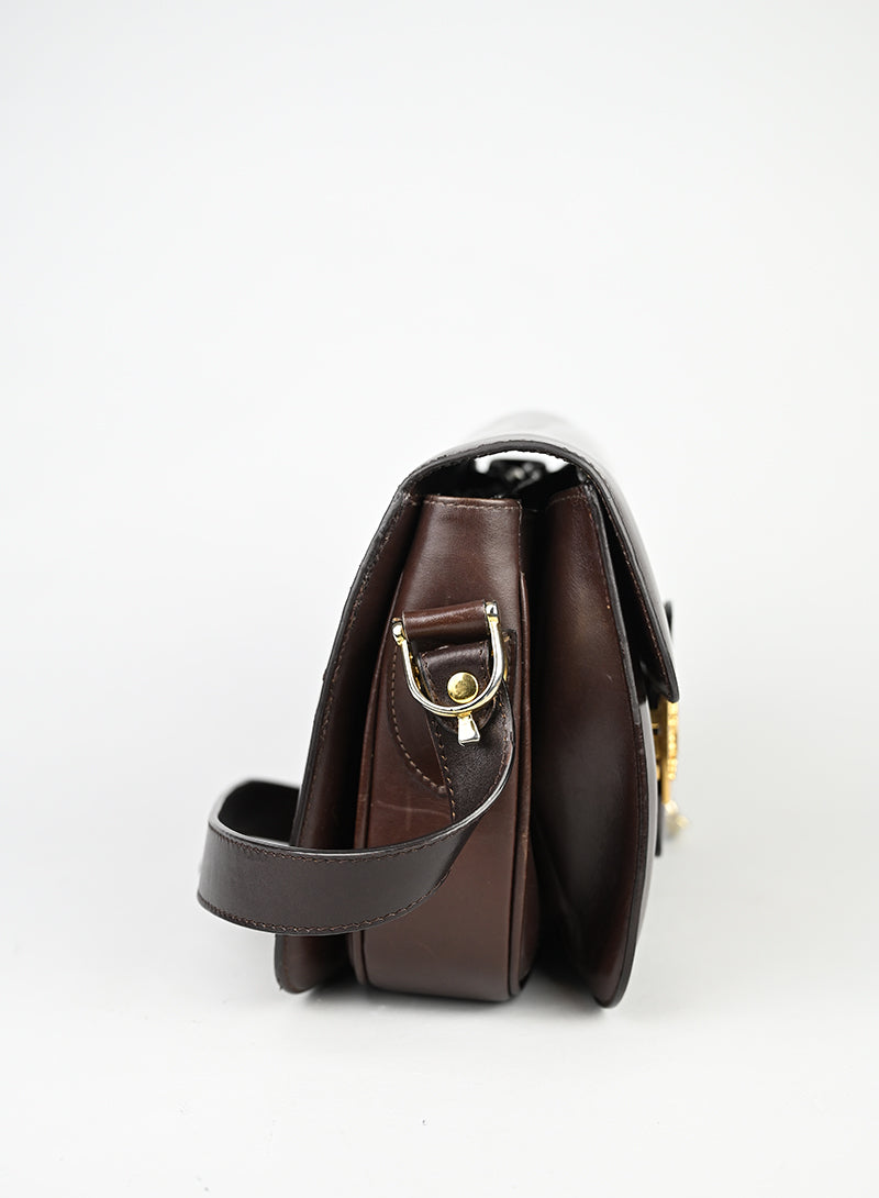 Celine Borsa in pelle marrone