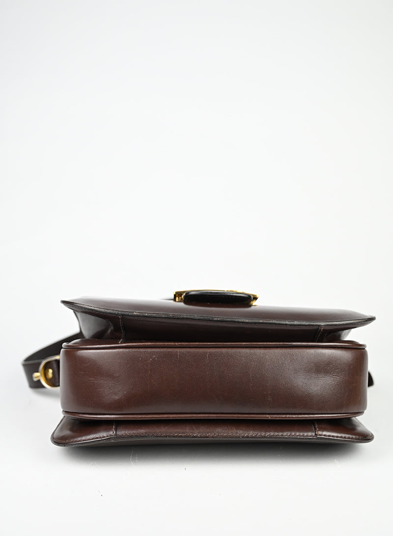 Celine Borsa in pelle marrone