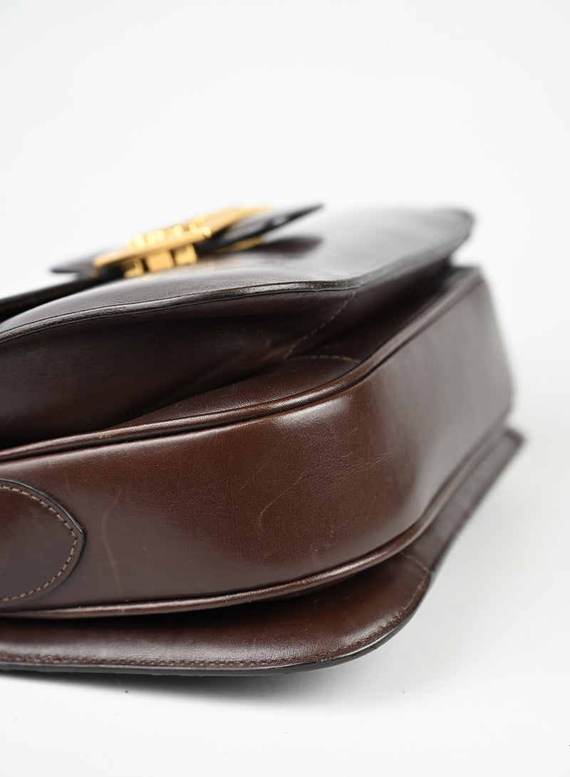 Celine Borsa in pelle marrone