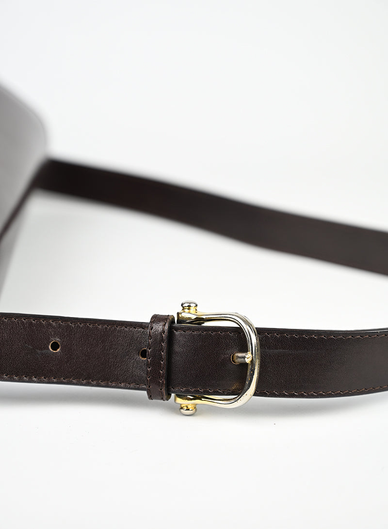 Celine Borsa in pelle marrone