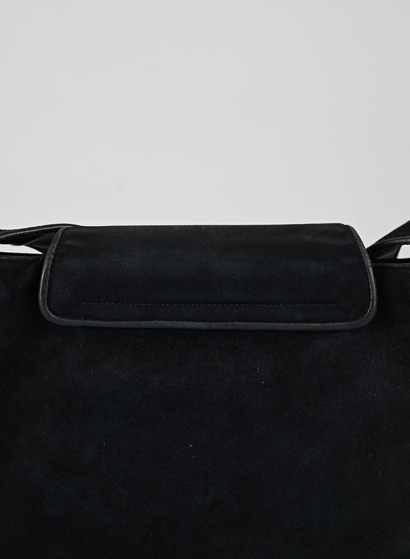 Gucci Borsa in Suede nera