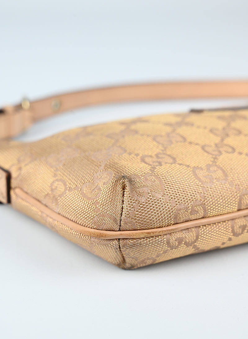 Gucci Borsina in tessuto oro rosa