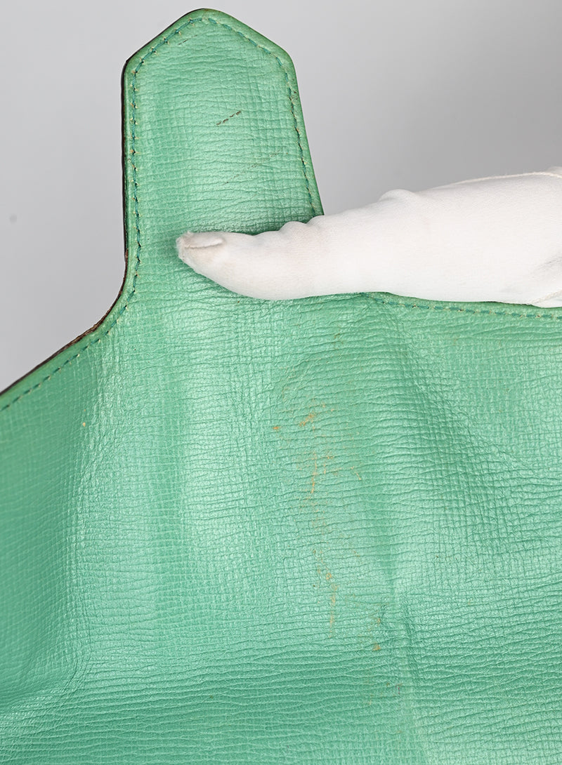 Gucci Borsa Horsebite in pelle verde menta -  lesleyluxuryvintage