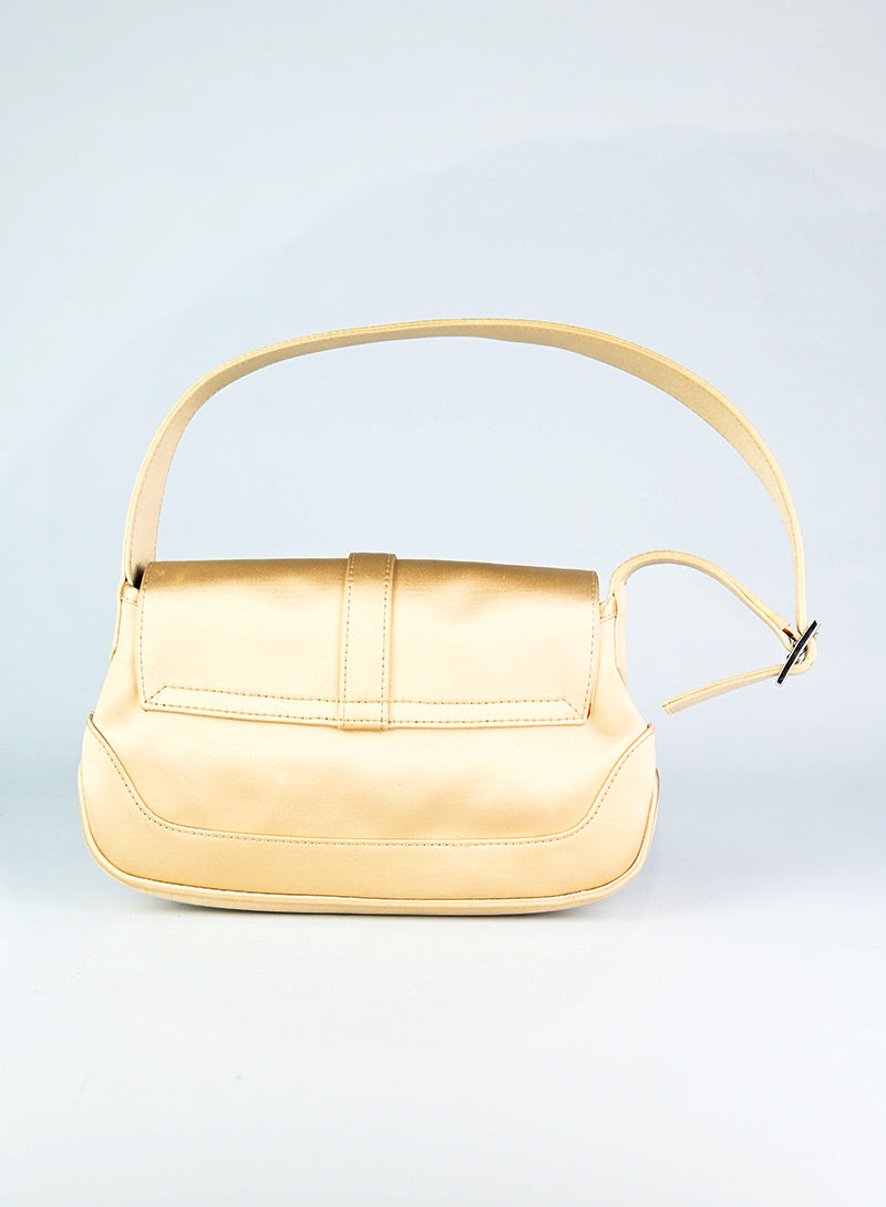 Bucci Borsa Jackie in raso champagne