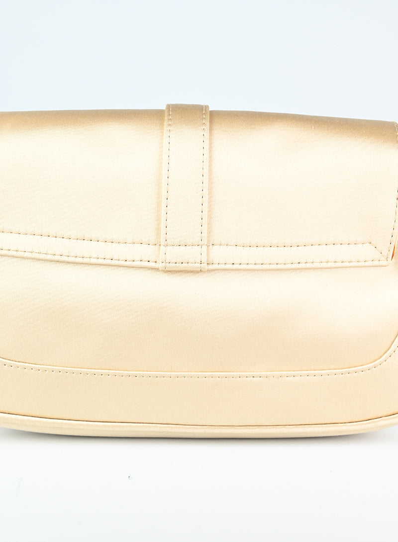 Bucci Borsa Jackie in raso champagne