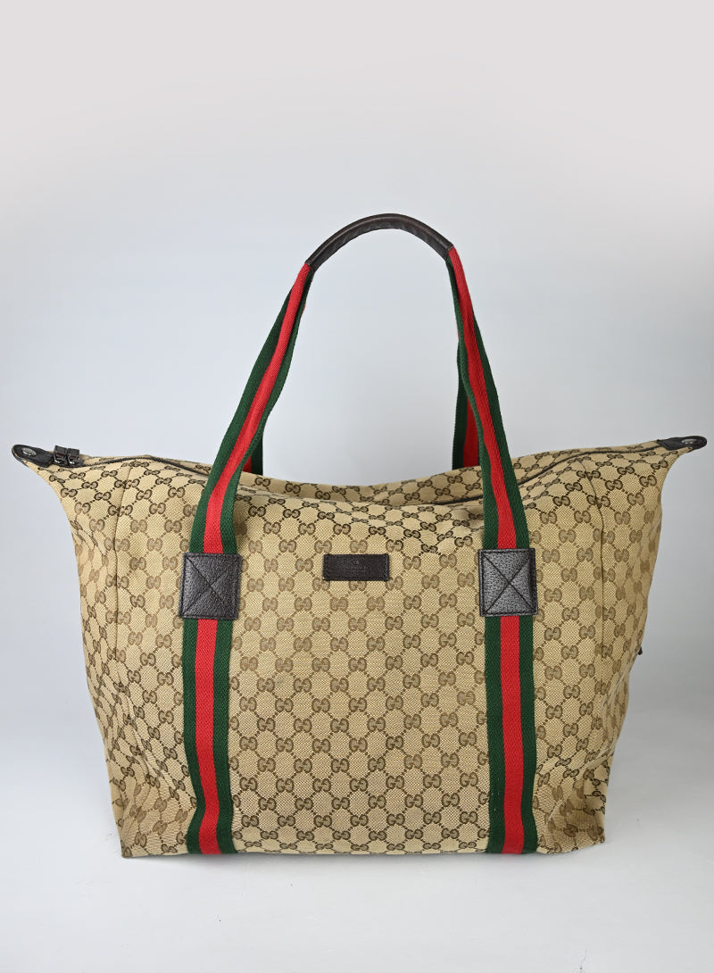 Gucci Borsone Tessuto GG Beige