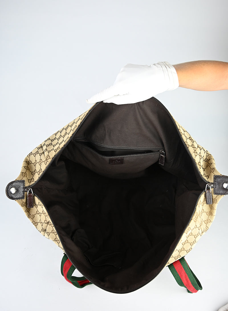 Gucci Borsone Tessuto GG Beige
