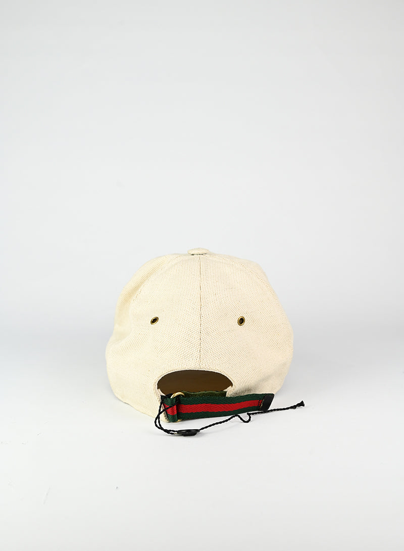 Gucci Cappello in canvas beige