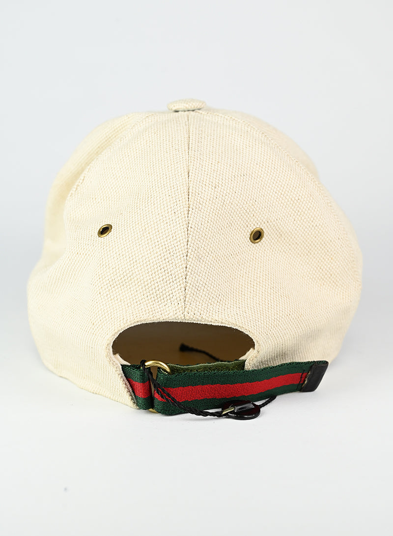 Gucci Cappello in canvas beige