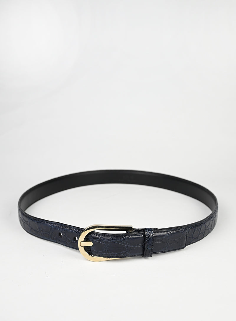 Gucci Cintura Cocco Blu