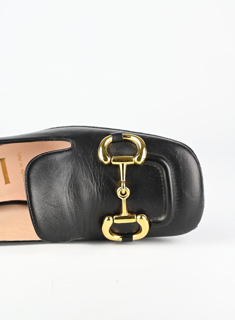 Gucci Décolléte nere Horsebit - N. 37