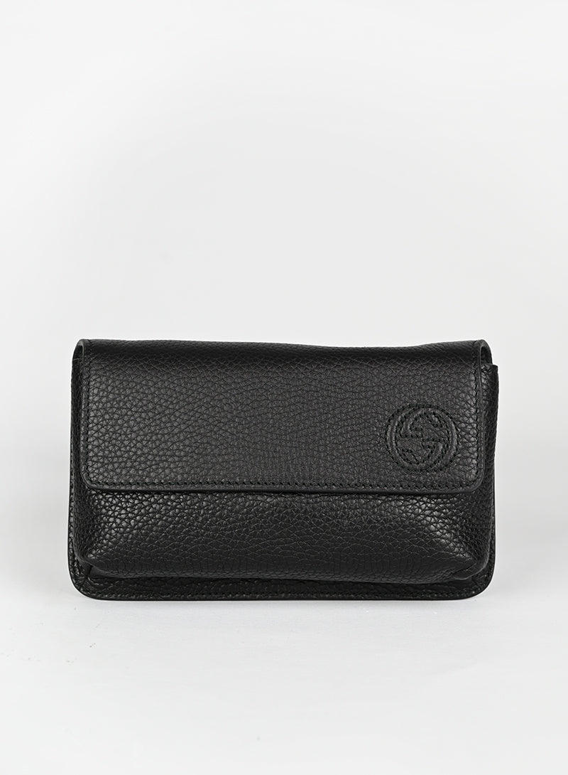 Gucci Marsupio in pelle nero