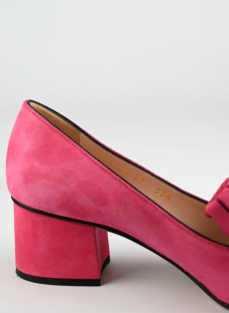 Gucci Décolleté Marmont in suede fucsia - N. 37