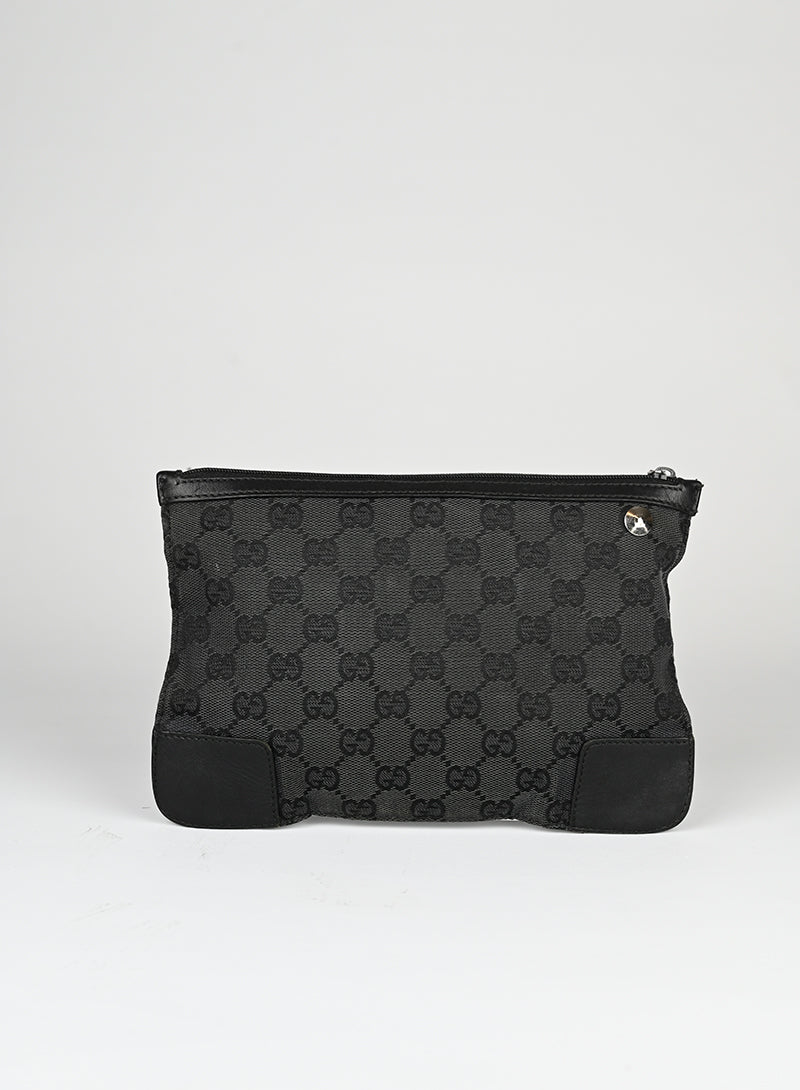 Gucci Pochette in tessuto Monogram nero