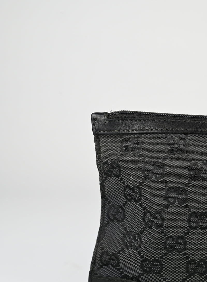 Gucci Pochette in tessuto Monogram nero