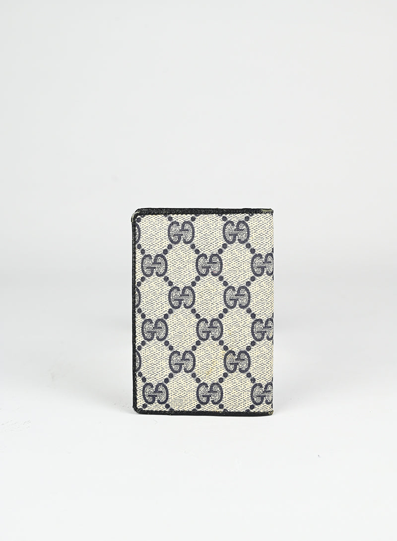 Gucci Porta carte Monogram grigio