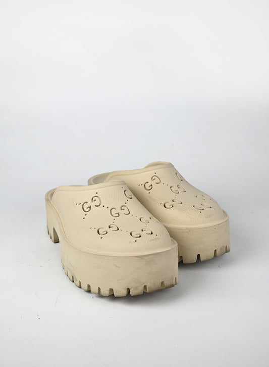 Gucci Sabot Ecrù - N. 39