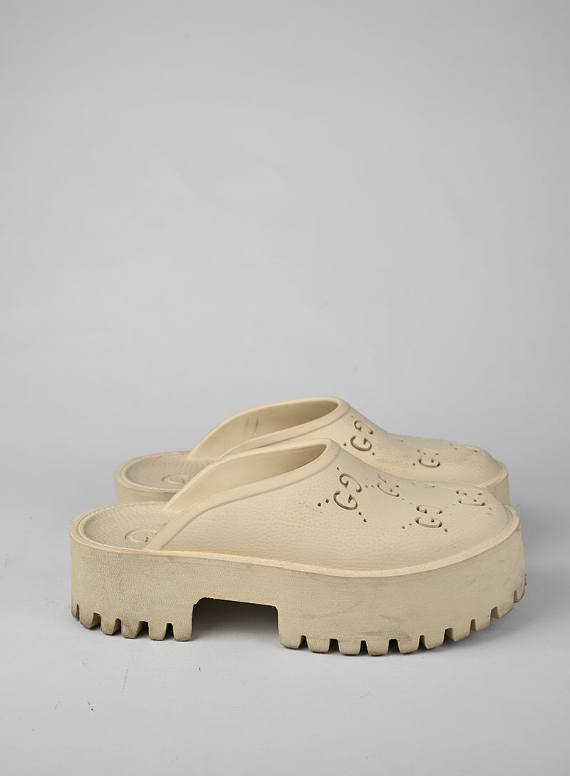 Gucci Sabot Ecrù - N. 39