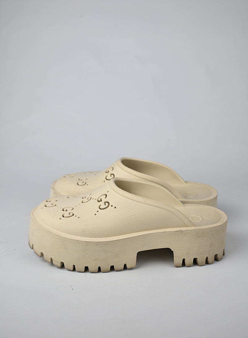 Gucci Sabot Ecrù - N. 39