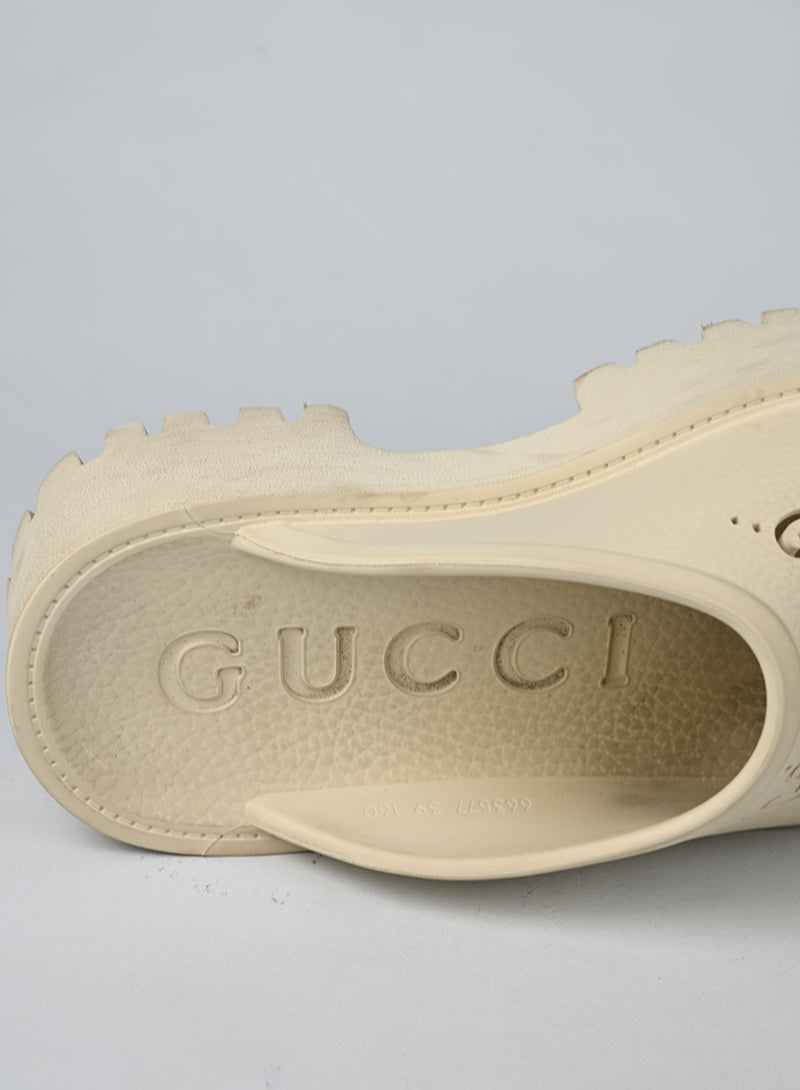 Gucci Sabot Ecrù - N. 39