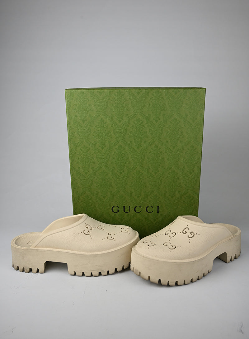 Gucci Sabot Ecrù - N. 39