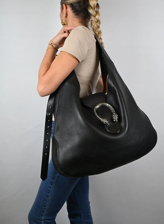 Gucci Maxi Hobo Dionysus Pelle Nera -  lesleyluxuryvintage