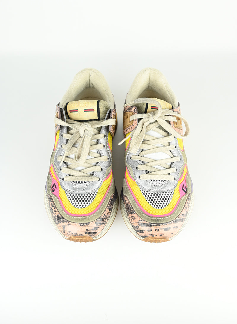 Gucci Sneakers gialle e rosa - N. 37