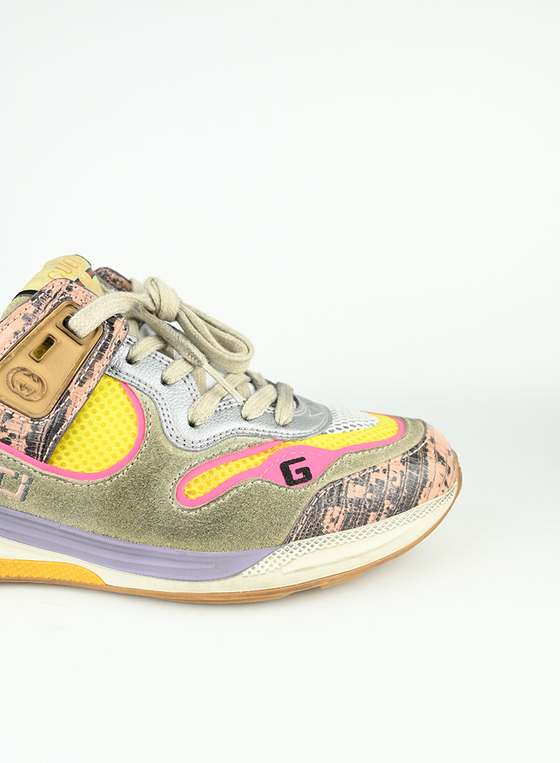 Gucci Sneakers gialle e rosa - N. 37