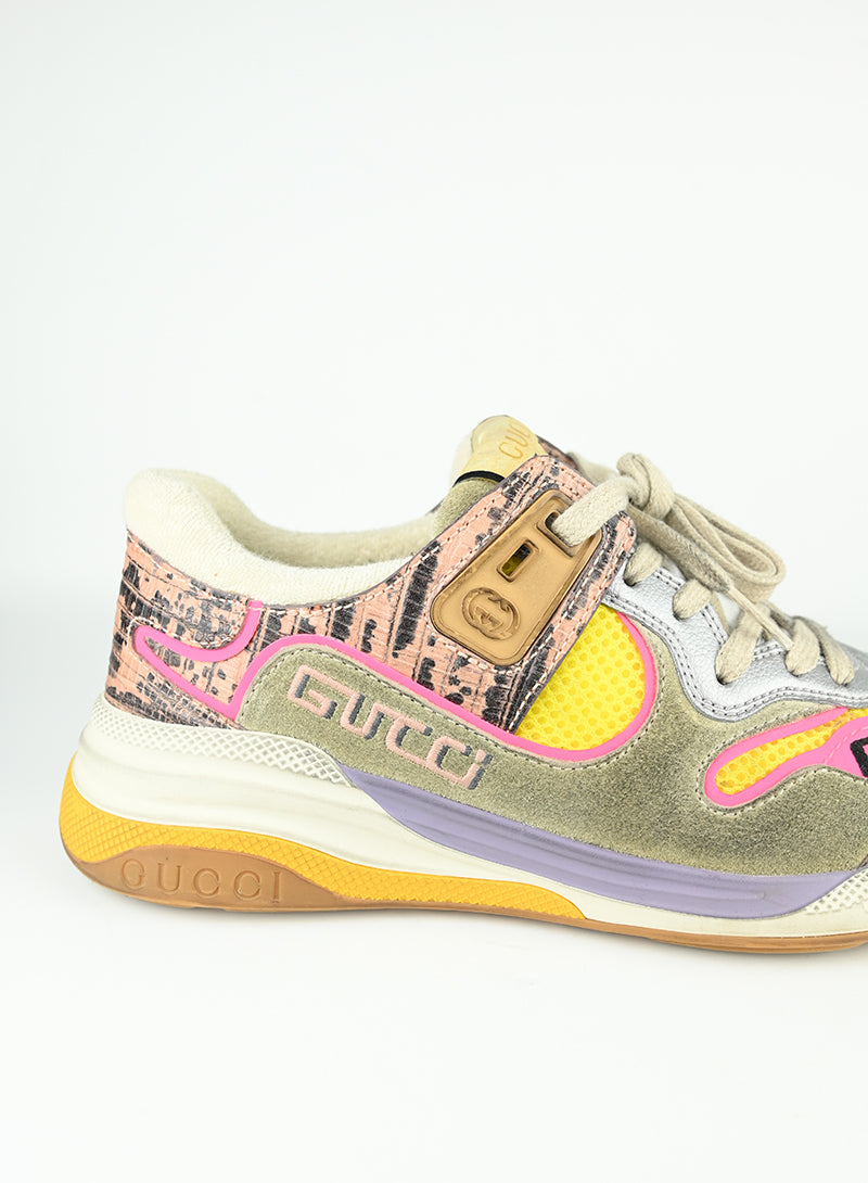 Gucci Sneakers gialle e rosa - N. 37