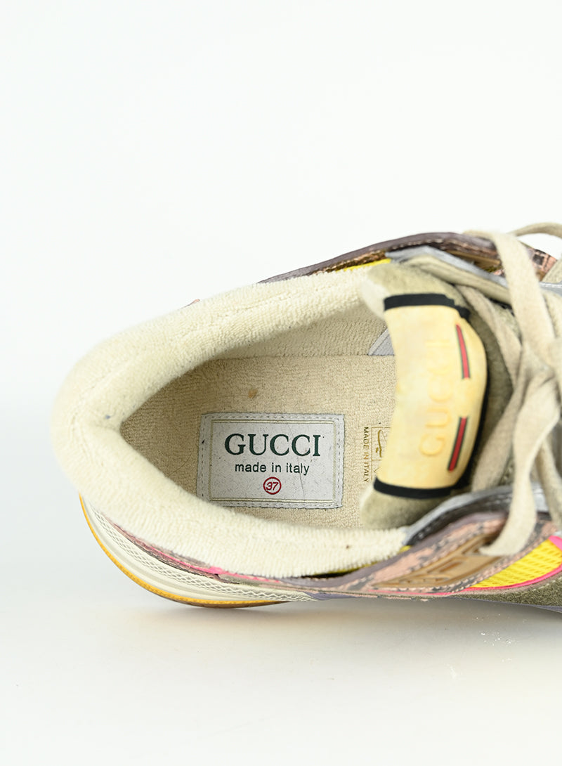 Gucci Sneakers gialle e rosa - N. 37