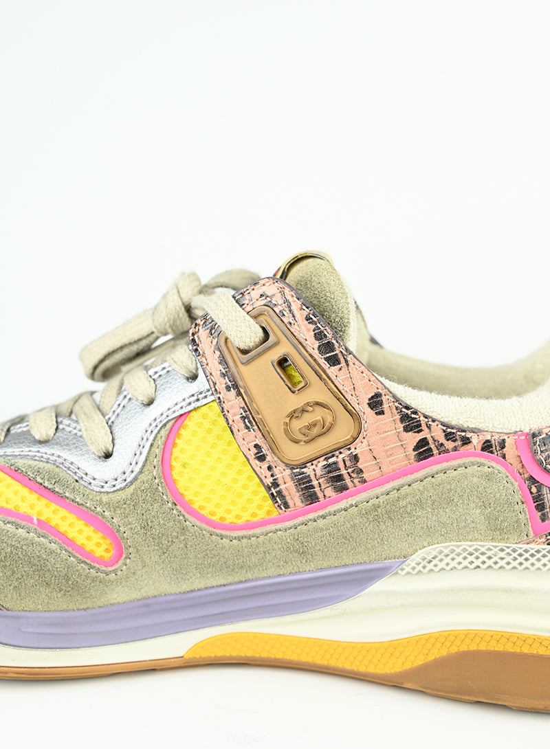 Gucci Sneakers gialle e rosa - N. 37