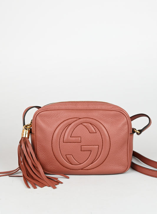 Gucci Borsa Soho in pelle rosa