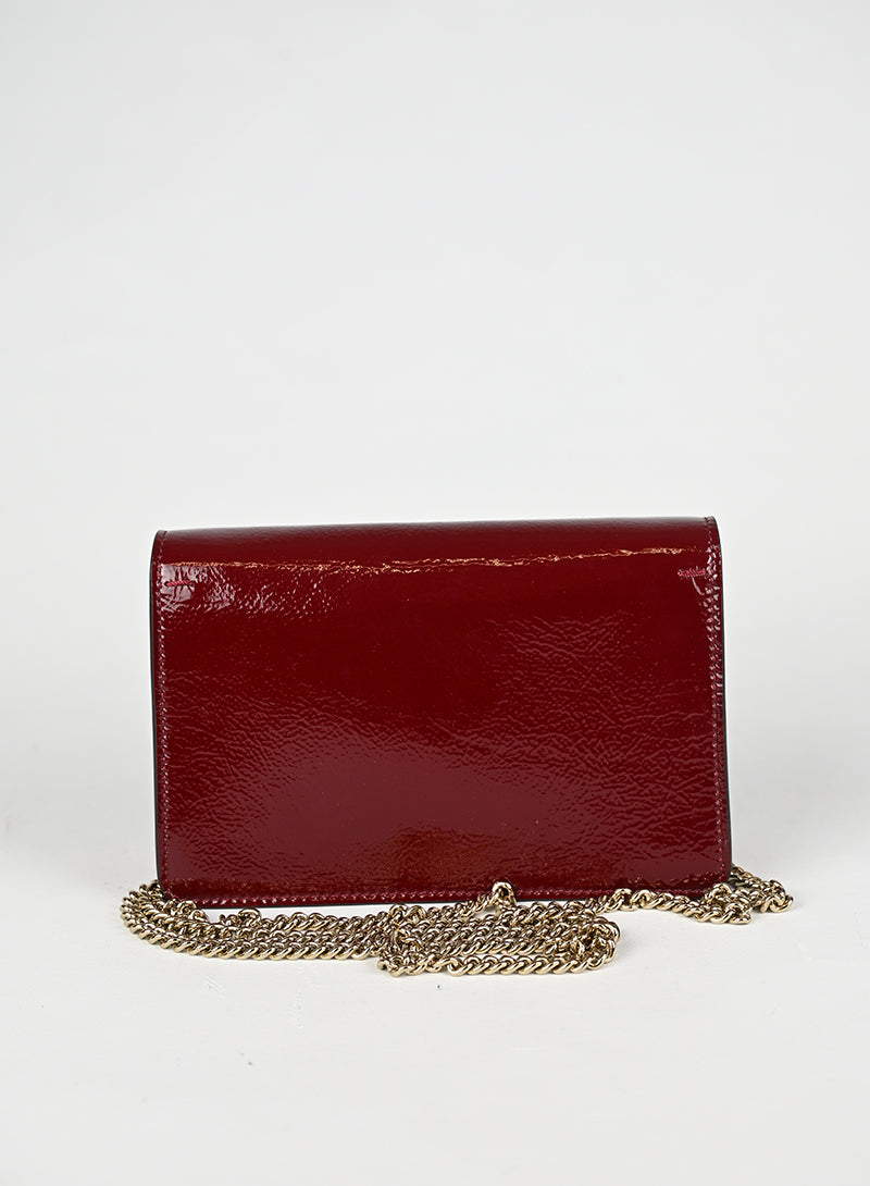 Gucci Borsina a Tracolla Dionysus Mini Vernice Rossa