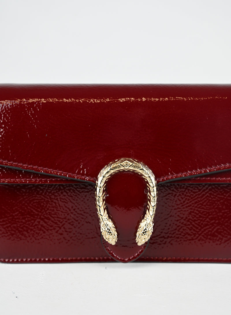 Gucci Borsina a Tracolla Dionysus Mini Vernice Rossa
