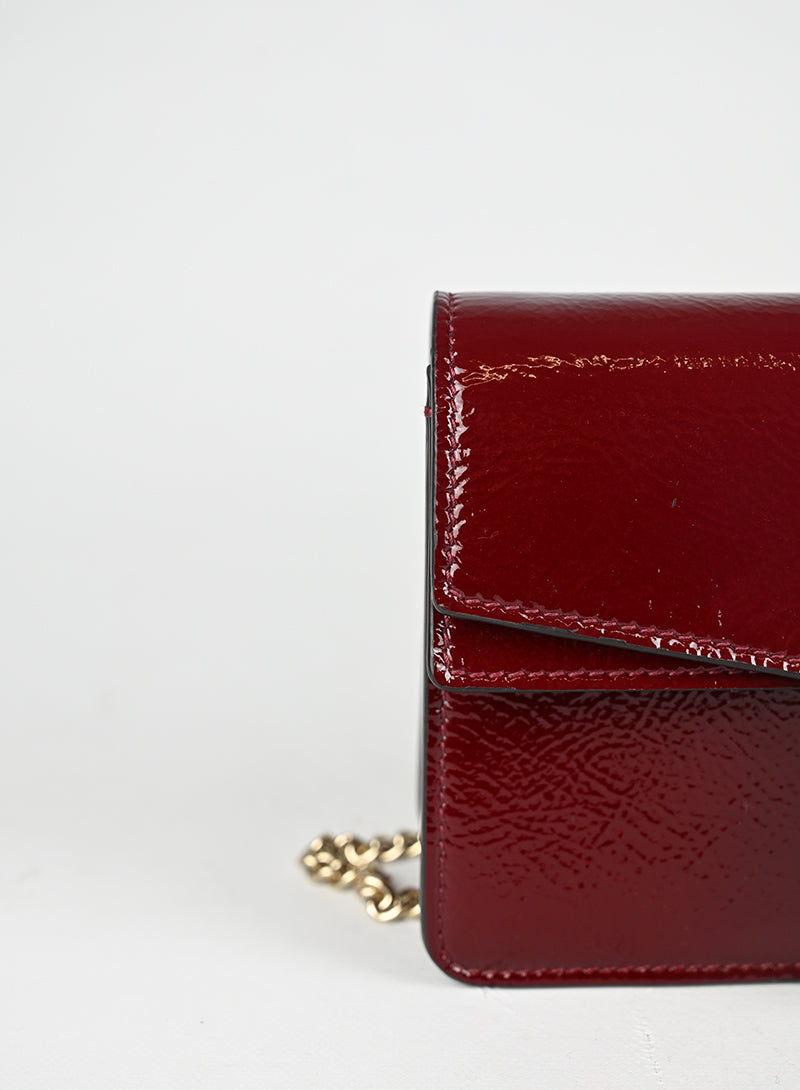 Gucci Borsina a Tracolla Dionysus Mini Vernice Rossa