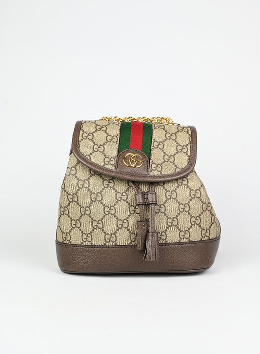 Gucci Zaino Ophidia in tela Monogram GG beige -  lesleyluxuryvintage
