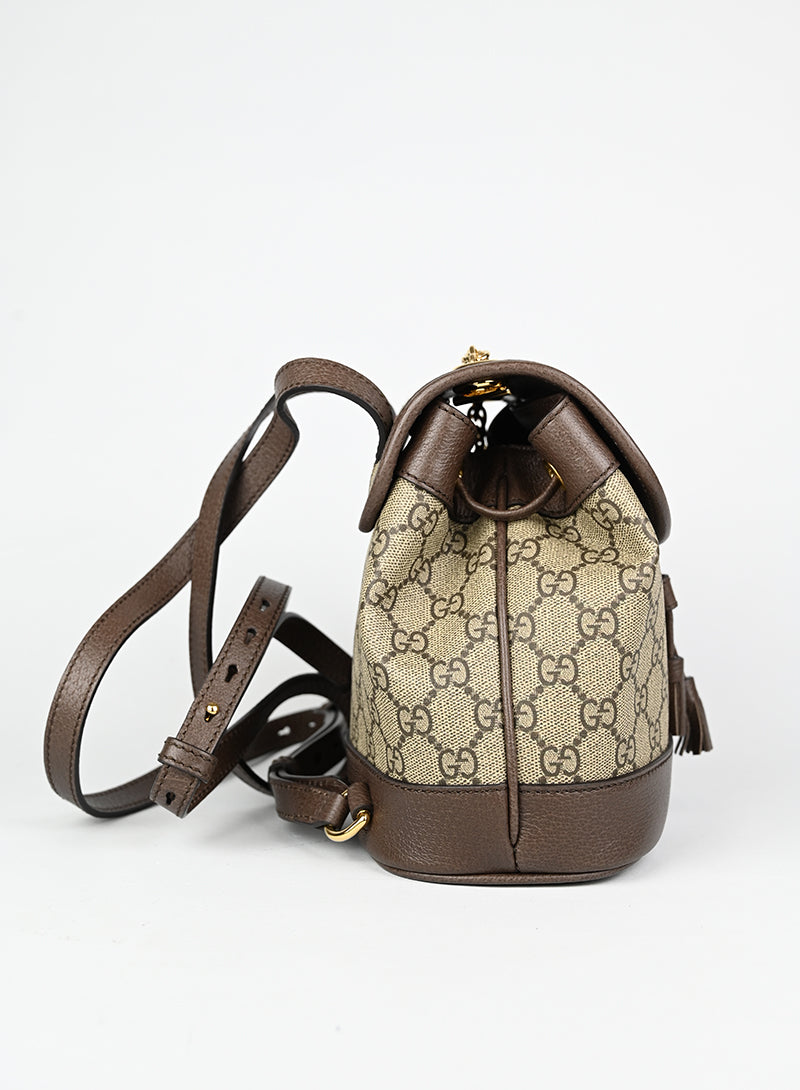 Gucci Zaino Ophidia in tela Monogram GG beige -  lesleyluxuryvintage
