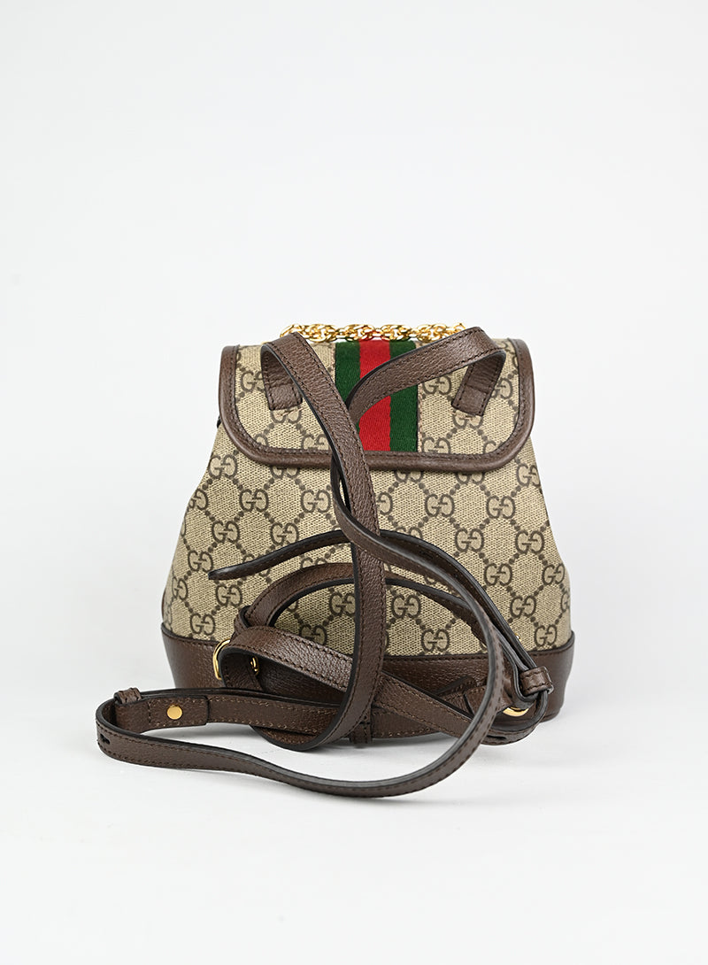 Gucci Zaino Ophidia in tela Monogram GG beige -  lesleyluxuryvintage