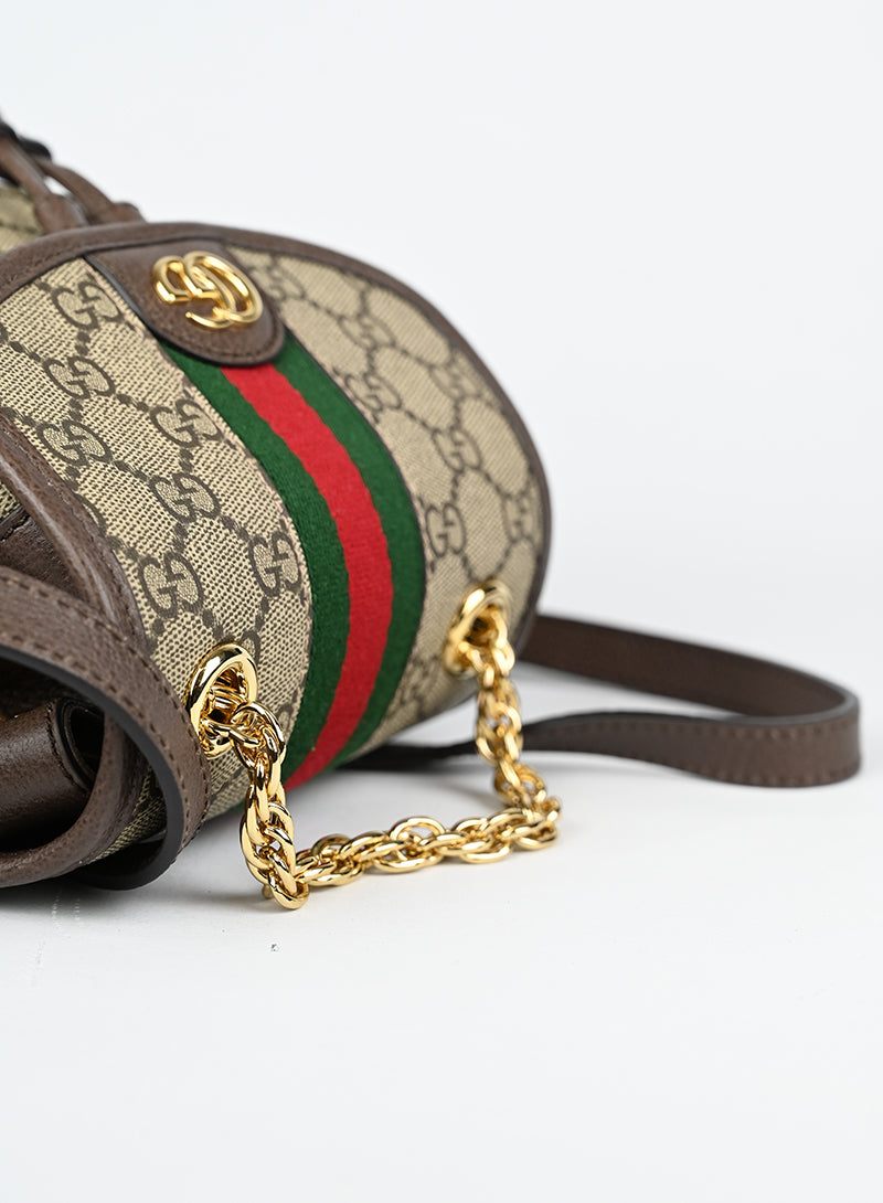 Gucci Zaino Ophidia in tela Monogram GG beige -  lesleyluxuryvintage