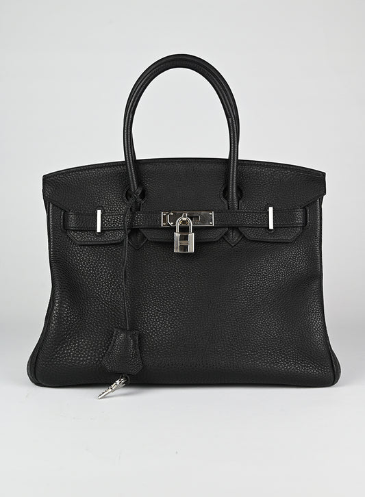 Hermès Borsa Birkin Clemence 30 nera