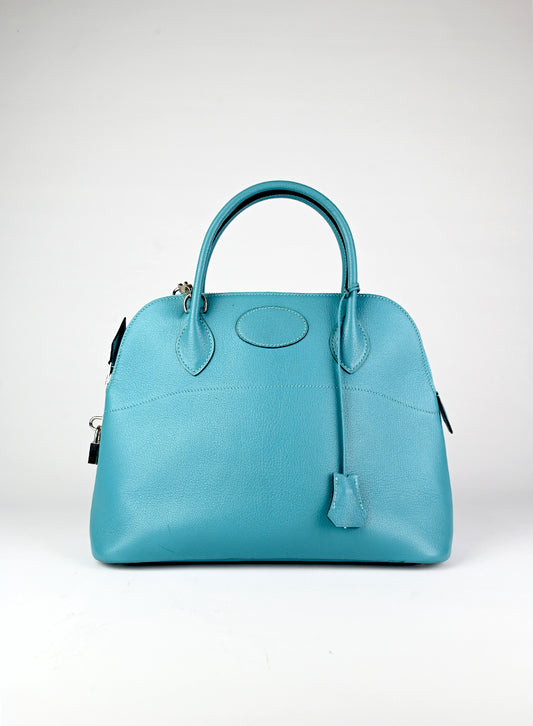 Hermès Borsa Bolide 31 azzurra