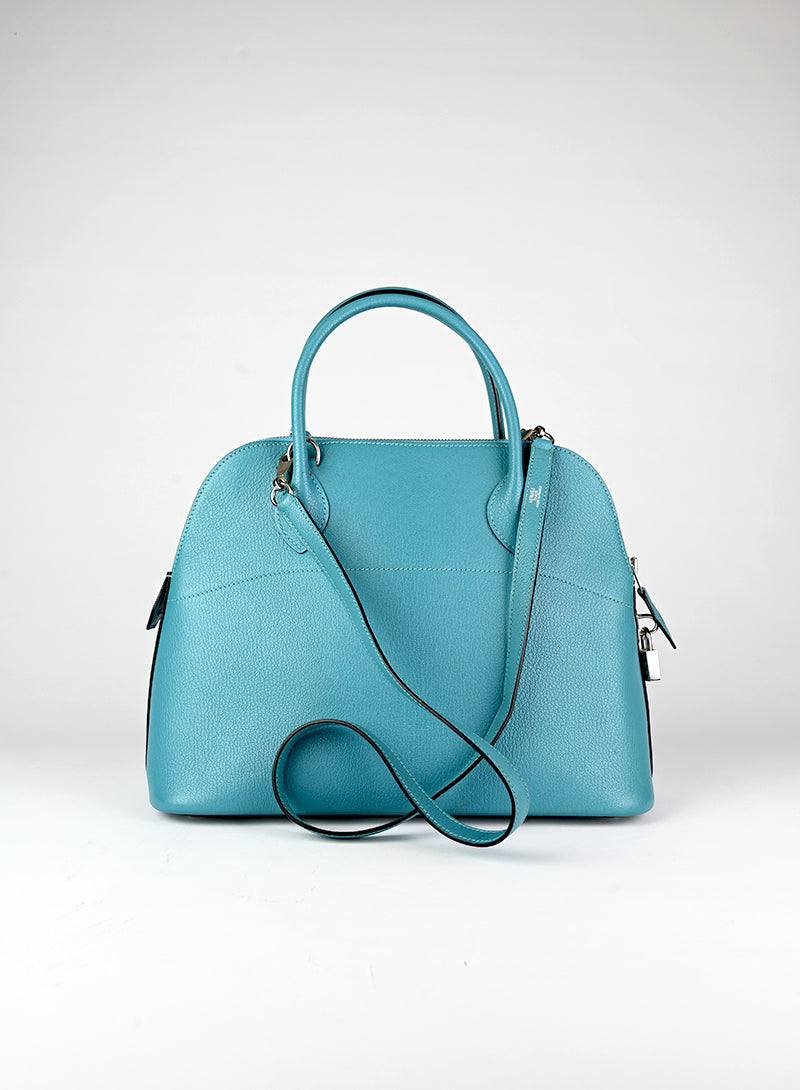 Hermès Borsa Bolide 31 azzurra